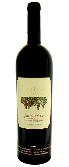 Caymus Special Selection Cabernet Sauvignon [Corroded Capsule] 1986 750ml - 1