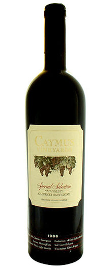 Caymus Special Selection Cabernet Sauvignon [Corroded Capsule] 1986 750ml - 1