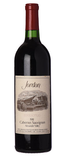 Jordan Cabernet Sauvignon Alexander Valley 1981 750ml - 1