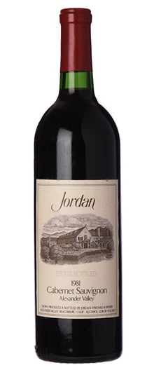 Jordan Cabernet Sauvignon Alexander Valley 1981 750ml - 1