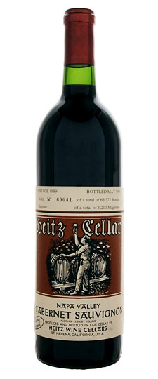 Heitz Cellar Cabernet Sauvignon Martha's Vineyard Napa Valley 1989 750ml - 1