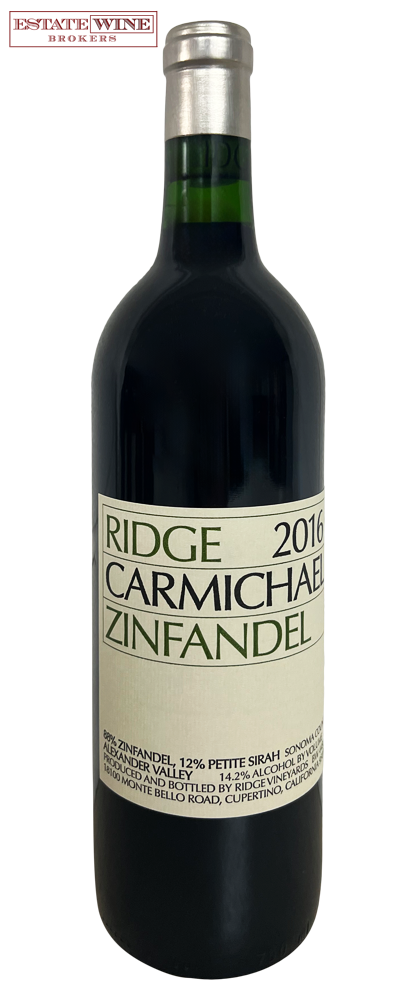 Ridge Zinfandel Carmichael Alexander Valley 2016 750ml - 1