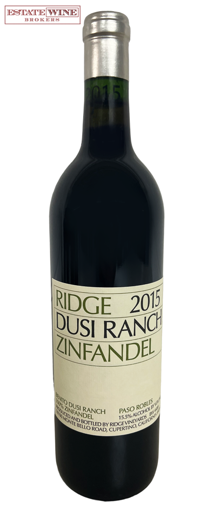 Ridge Zinfandel Dusi Ranch Paso Robles 2015 750ml - 1