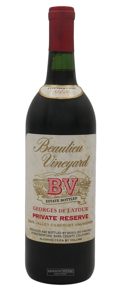 Beaulieu Vineyard Cabernet Sauvignon Georges de Latour Private Reserve Napa Valley 1983 750ml - 2