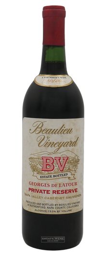 Beaulieu Vineyard Cabernet Sauvignon Georges de Latour Private Reserve Napa Valley 1983 750ml - 2
