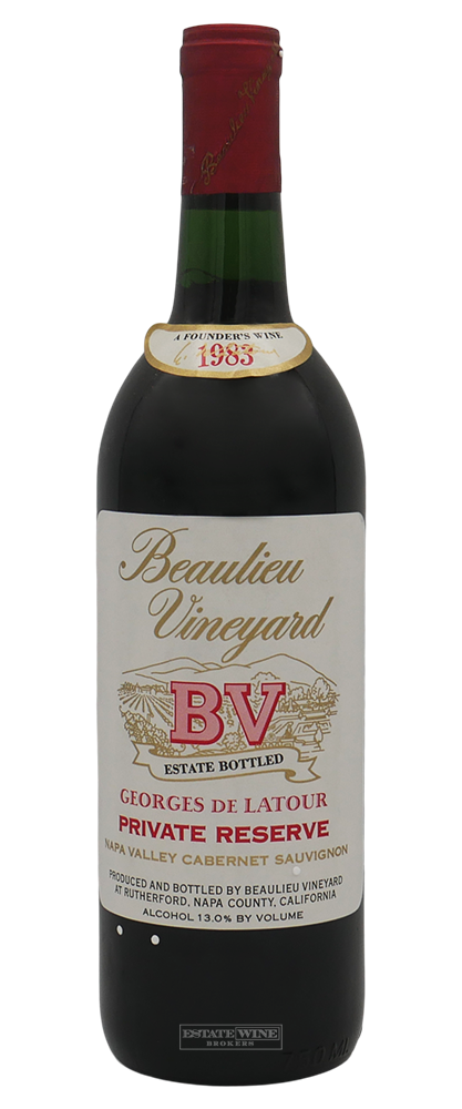 Beaulieu Vineyard Cabernet Sauvignon Georges de Latour Private Reserve Napa Valley 1983 750ml - 1