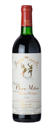 Clerc Milon 1986 750ml - 1