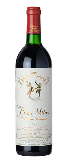 Clerc Milon 1986 750ml - 1