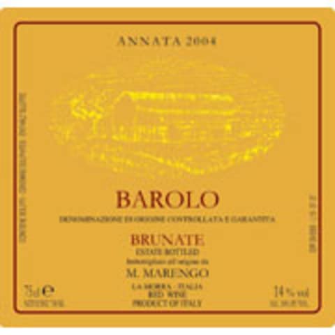 Marengo Barolo Brunate 2004 750ml - 1
