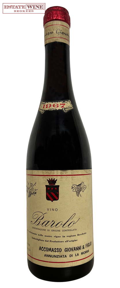 Accomasso Barolo 1967 750ml - 1