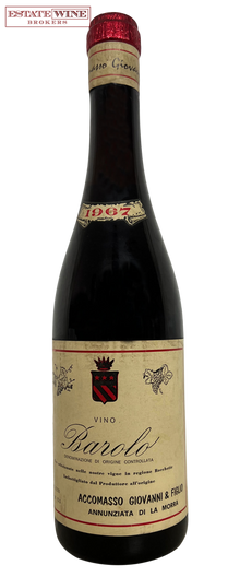 Accomasso Barolo 1967 750ml - 1