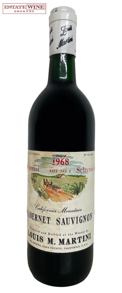 Louis M. Martini Cabernet Sauvignon California Mountain Special Selection Lot No.2 1968 750ml - 1