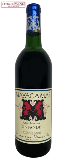 Mayacamas Vineyards Zinfandel Late Harvest 1972 750ml - 1