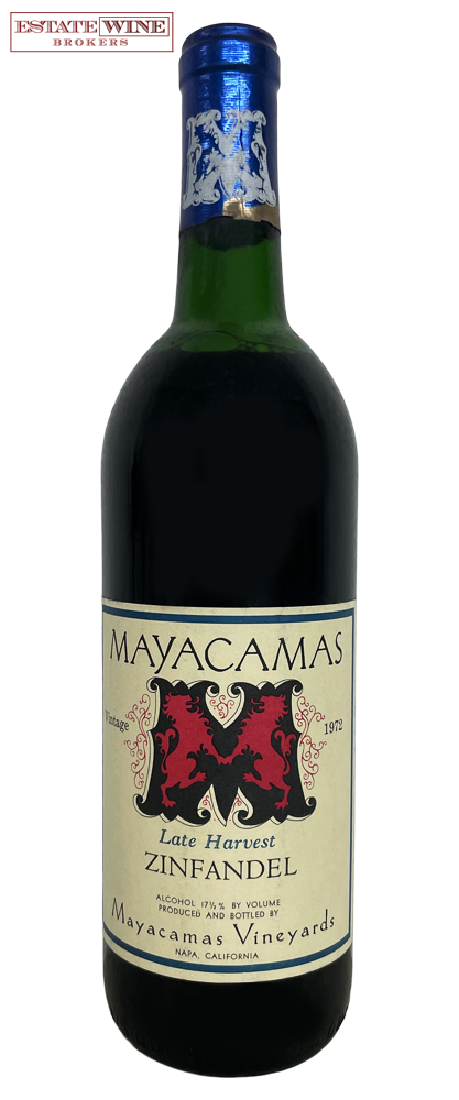 Mayacamas Vineyards Zinfandel Late Harvest 1972 750ml - 2