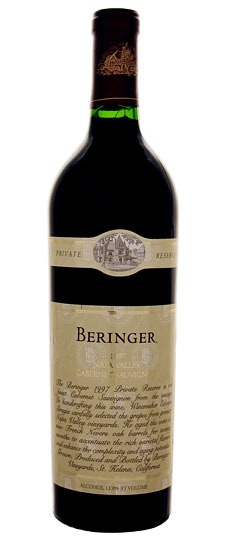 Beringer Private Reserve Cabernet Sauvignon Napa Valley 1997 750ml - 1