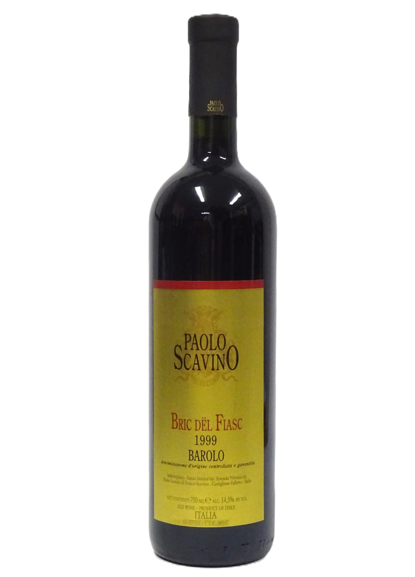 Paolo Scavino Barolo Bric del Fiasc 1999 750ml - 1