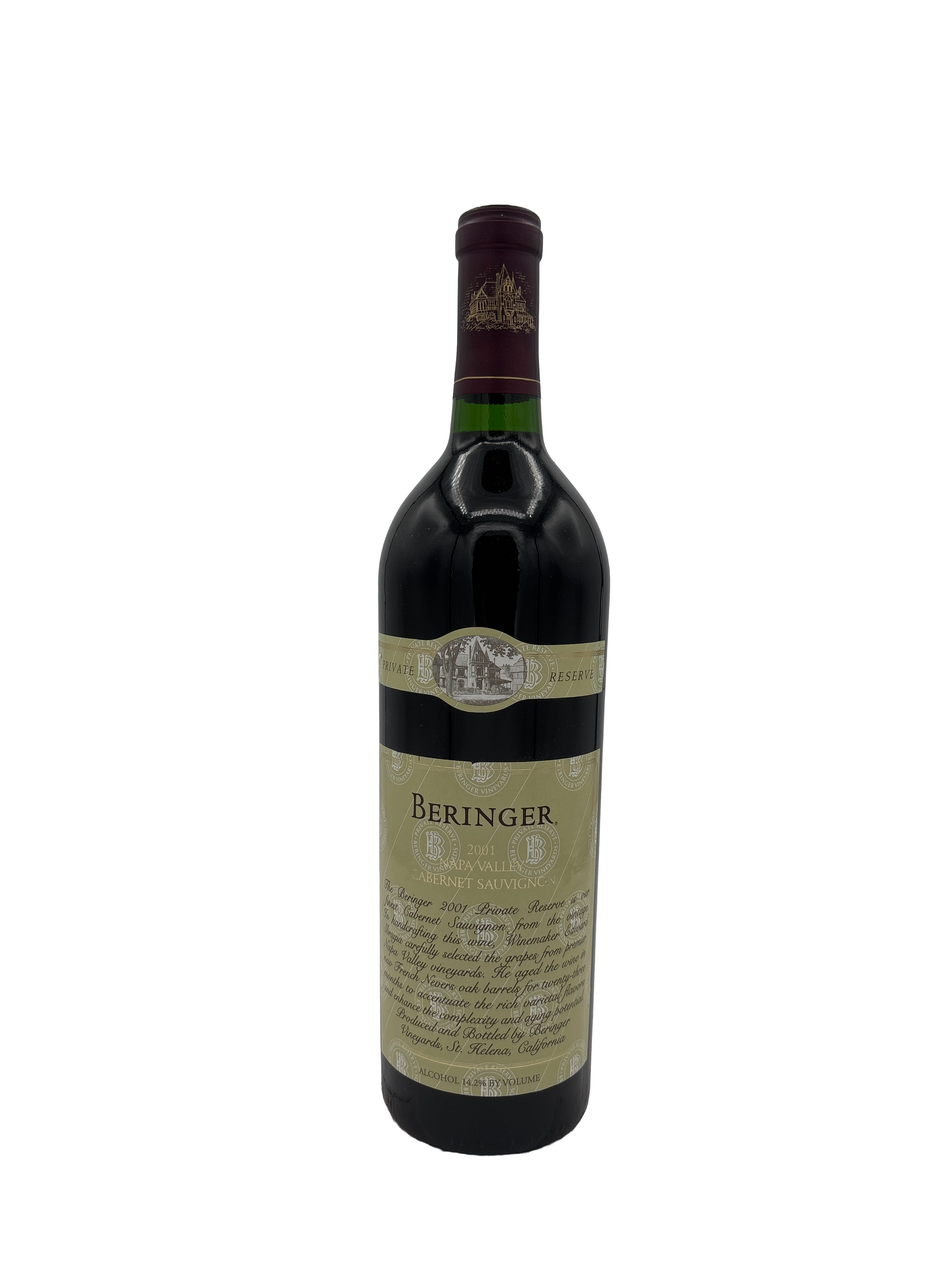 Beringer Cabernet Sauvignon Private Reserve 2001 750ml - 1