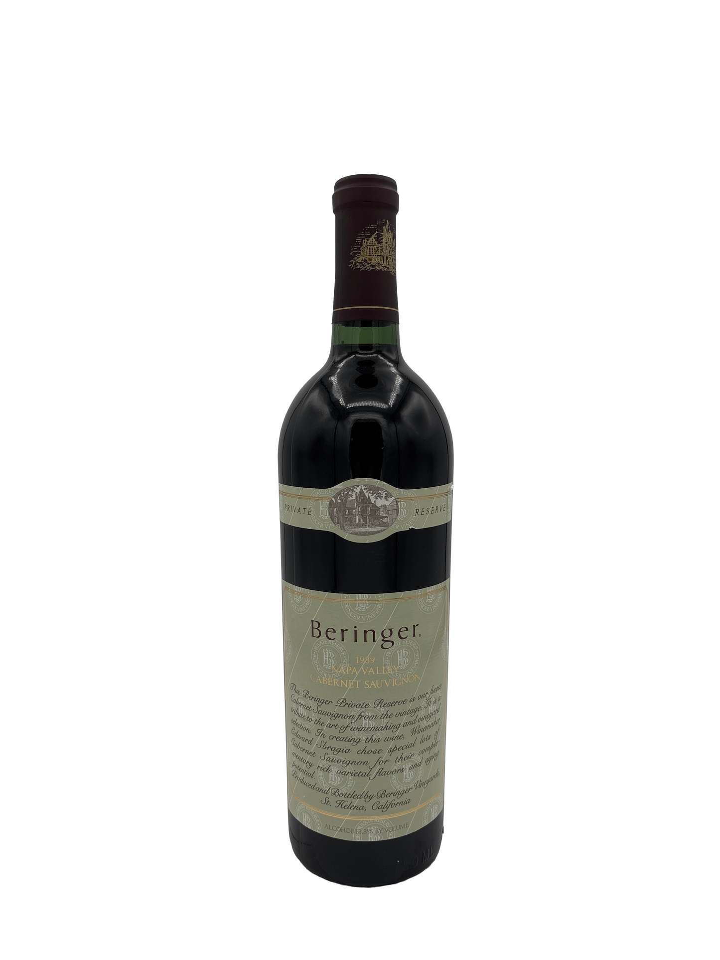 Beringer Cabernet Sauvignon Private Reserve 1989 750ml - 1