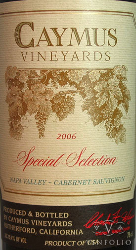 Caymus 'Special Selection' Cabernet Sauvignon Napa Valley 2006 3000ml - 1