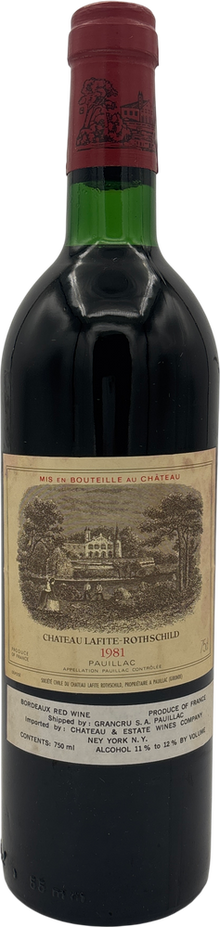 Lafite Rothschild 1981 750ml
