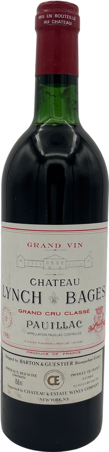 Lynch Bages 1981 750ml
