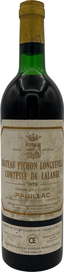 Pichon Lalande 1978 750ml