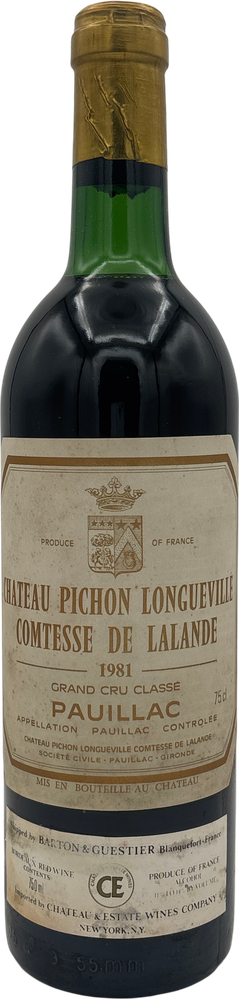 Pichon Lalande 1981 750ml
