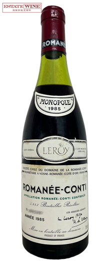Domaine de la Romanee-Conti Romanee-Conti Grand Cru [3.8 cm Fill] 1985 750ml - 1