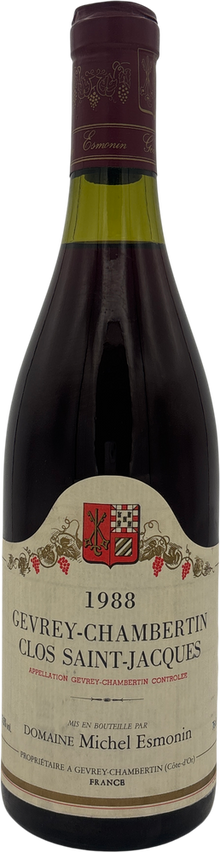 Domaine Michel Esmonin Gevrey Chambertin Clos Saint Jacques 1er Cru 1988 750ml