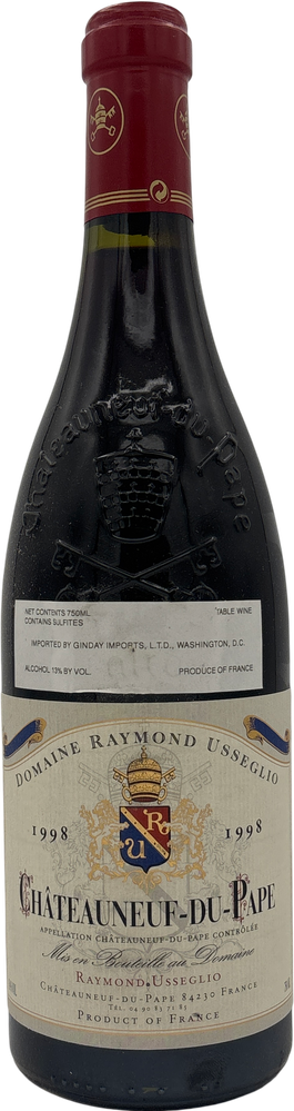 Domaine Raymond Usseglio Chateauneuf du Pape 1998 750ml