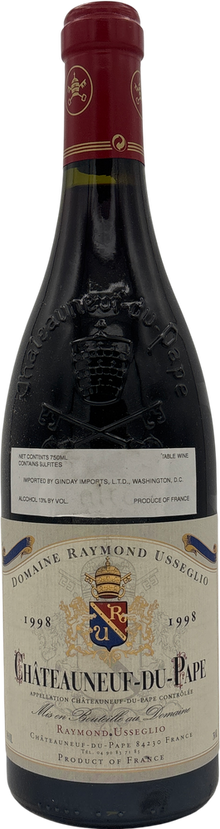 Domaine Raymond Usseglio Chateauneuf du Pape 1998 750ml