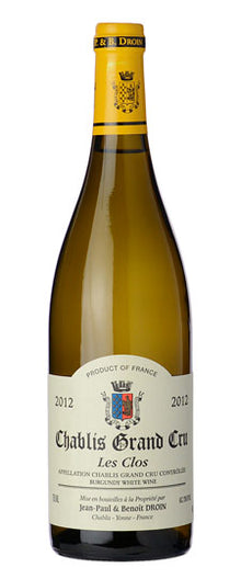 Jean-Paul & Benoit Droin Chablis Les Clos Grand Cru 2012 750ml - 1