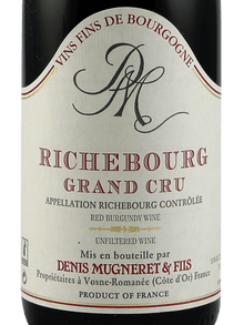 Denis Mugneret Richebourg Grand Cru 1995 750ml - 1