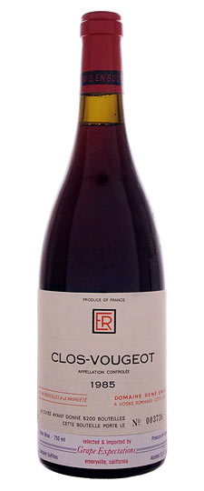 Domaine Rene Engel Clos Vougeot Grand Cru 1985 750ml - 1