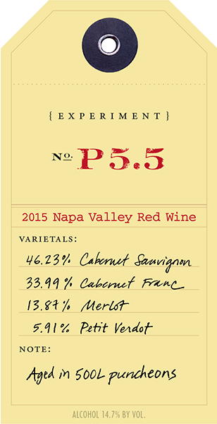 Ovid Experiment No. P5.5 Red Wine Napa Valley 2015 750ml - 1