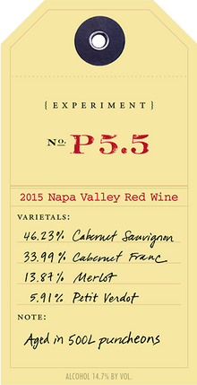 Ovid Experiment No. P5.5 Red Wine Napa Valley 2015 750ml - 1
