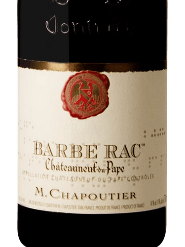 M. Chapoutier Chateauneuf du Pape Barbe Rac 2007 750ml - 1