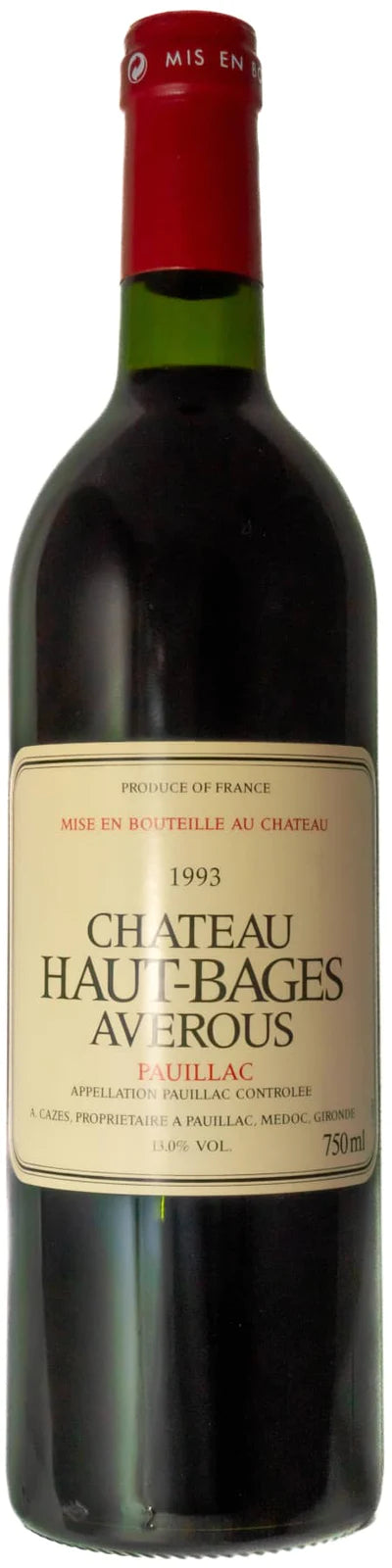 Haut Bages Averous 1993 750ml - 1