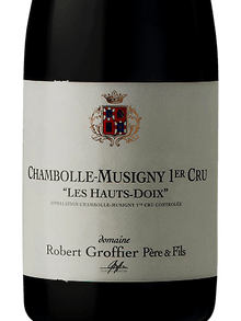 Domaine Robert Groffier Chambolle Musigny Les Hauts-Doix 1er Cru 1995 750ml - 1