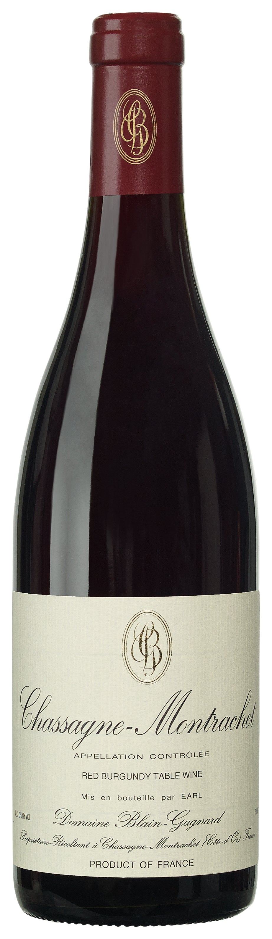 Domaine Blain-Gagnard Chassagne-Montrachet Premier Cru Rouge 2009 750ml - 1