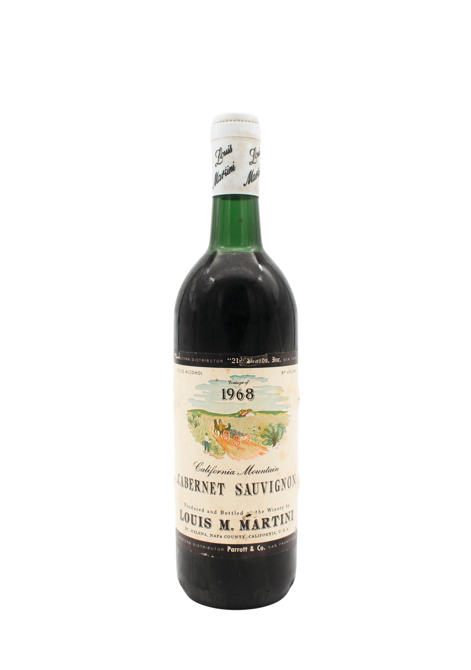 Louis M. Martini California Mountain Cabernet Sauvignon 1968 750ml - 1