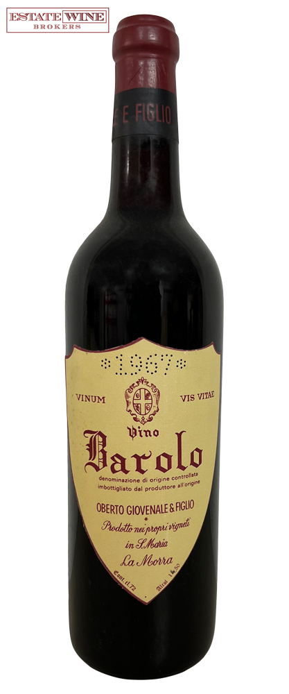 Oberto Giovenale & Figlio Barolo La Morra 1967 750 ml - 1