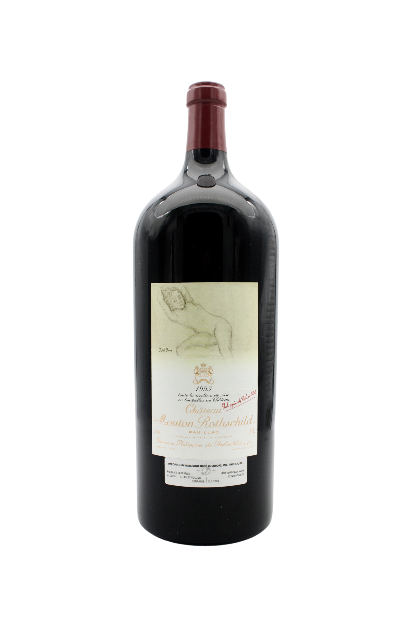 Mouton Rothschild 1993 6000ml[Balthus Label] - 2