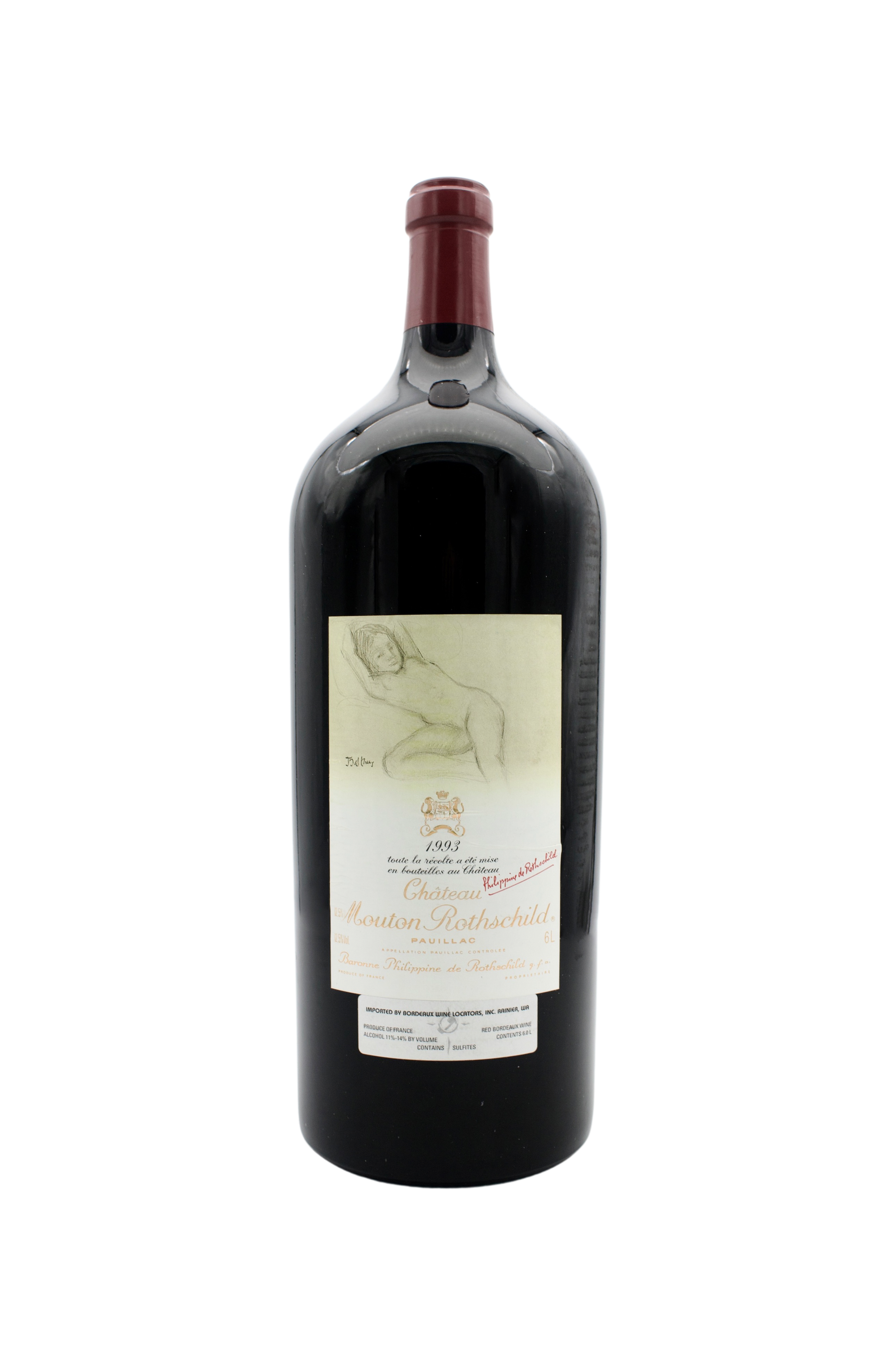 Mouton Rothschild 1993 6000ml[Balthus Label] - 2