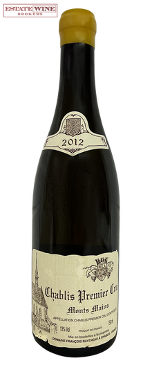 Domaine Francois Raveneau Chablis Monts Mains 1er Cru 2012 750ml - 1