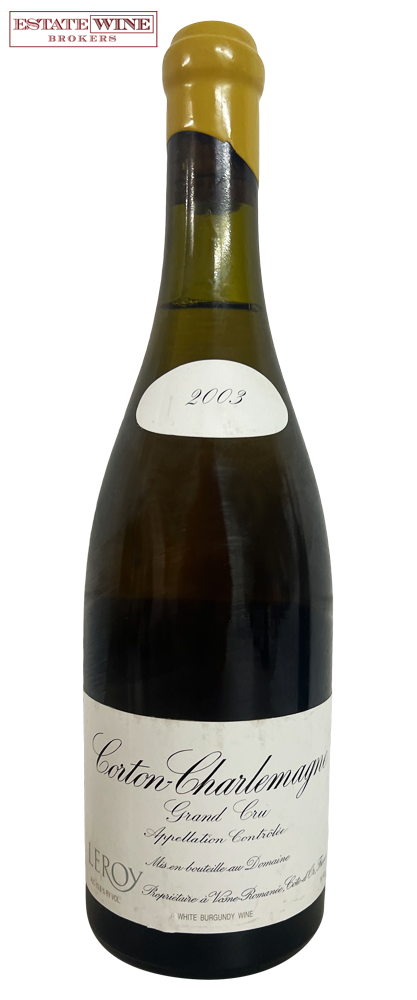 Domaine Leroy Corton Charlemagne Grand Cru 2003 750ml - 1