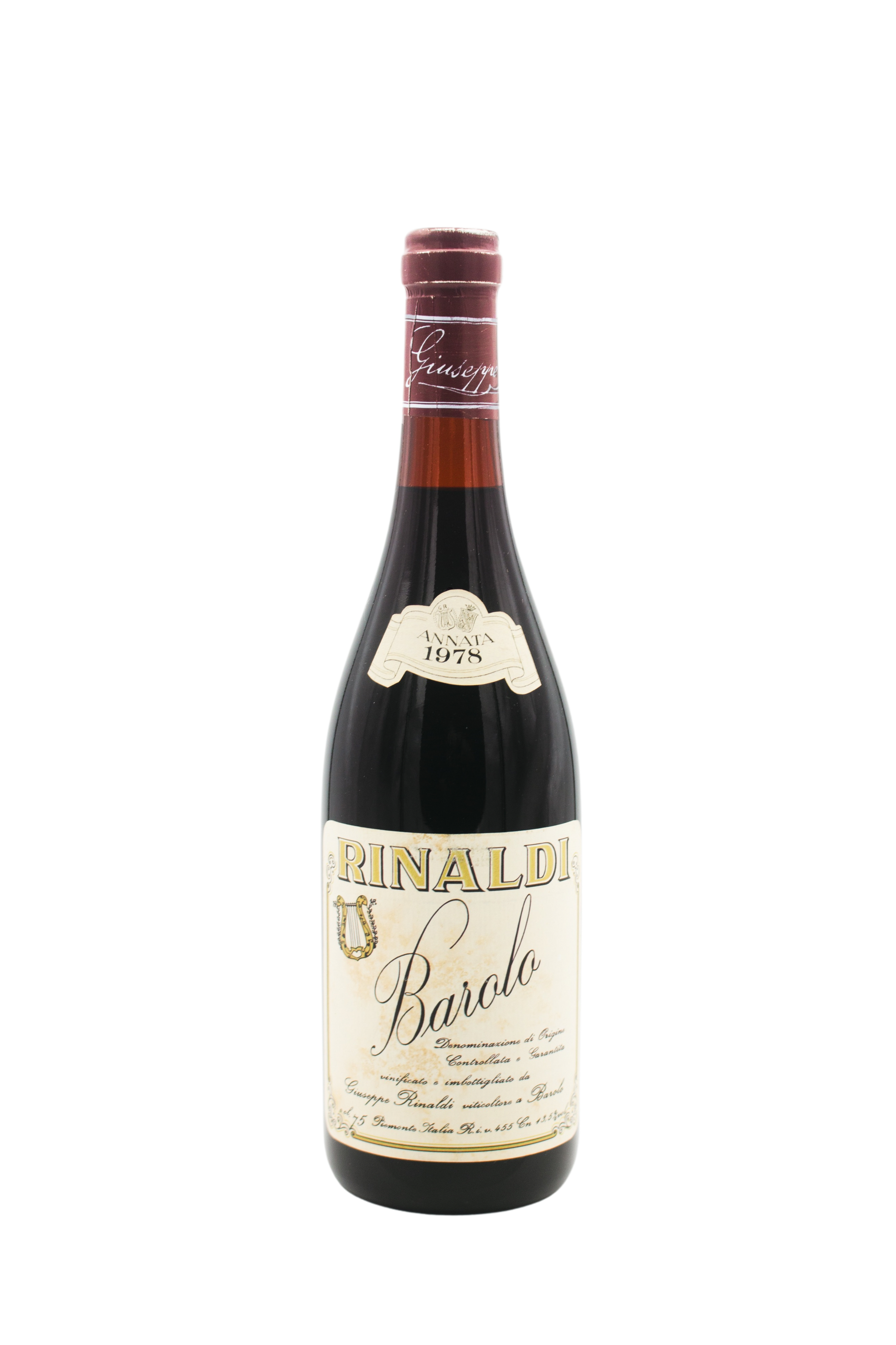 Giuseppe Rinaldi Barolo 1978 750ml - 1