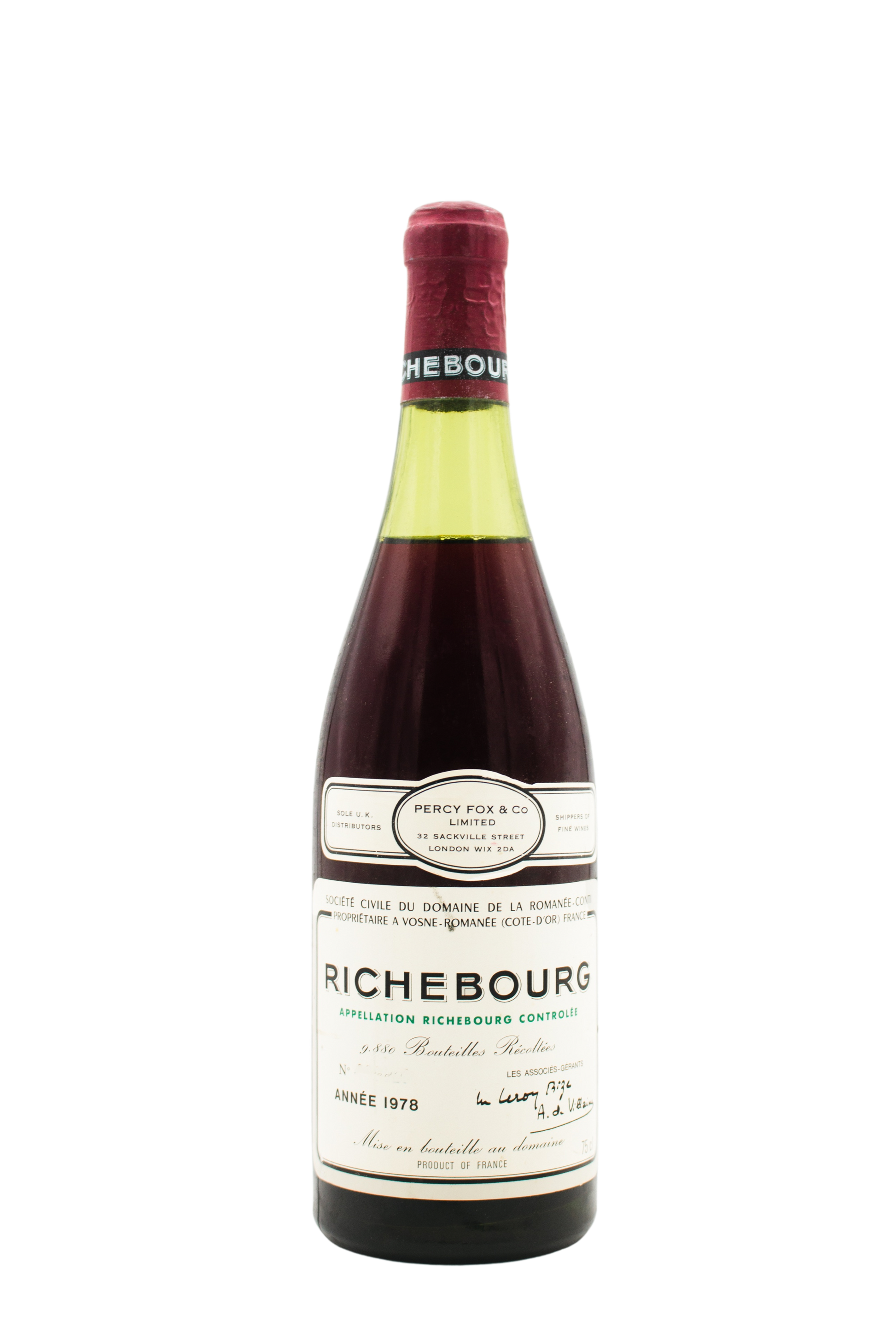 Domaine de la Romanee-Conti Richebourg Grand Cru 1978 750ml - 1