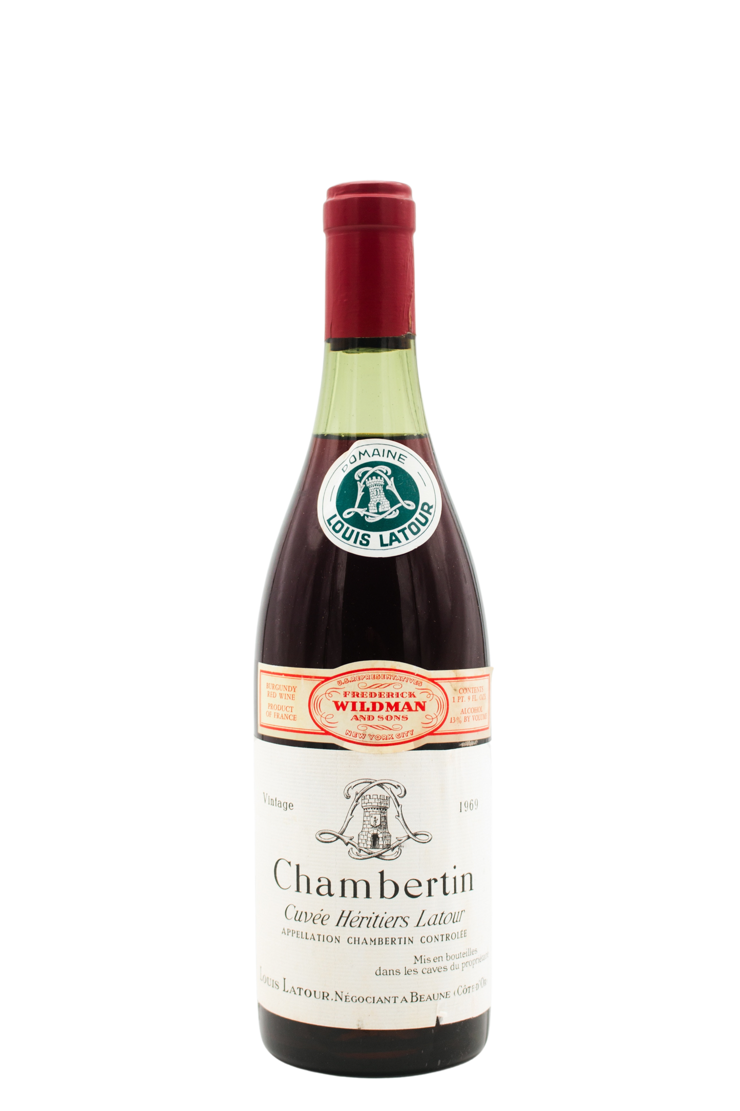 Louis Latour Chambertin Grand Cru Cuvee Heritiers Latour 1969 750ml - 1