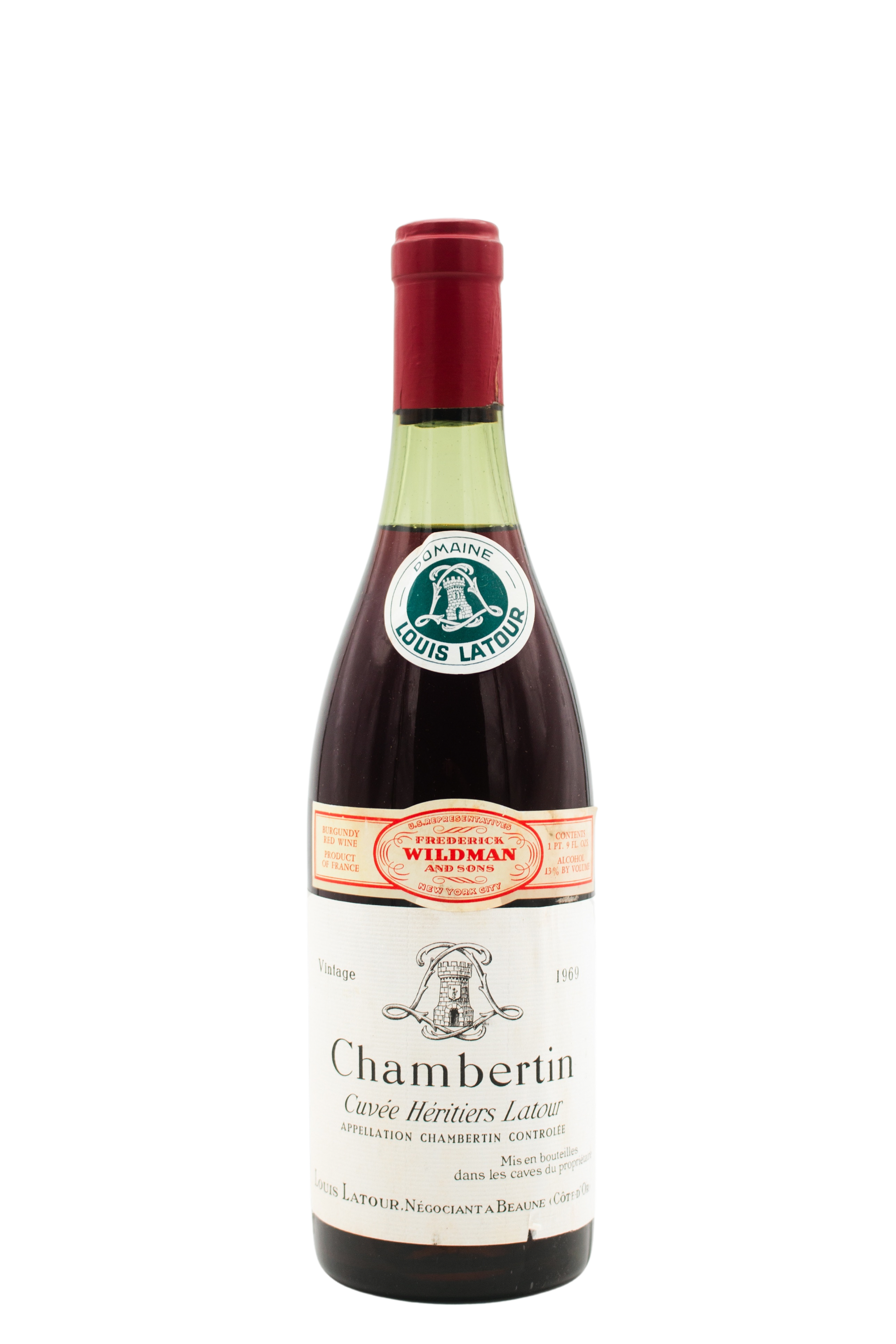 Louis Latour Chambertin Grand Cru Cuvee Heritiers Latour 1969 750ml - 1